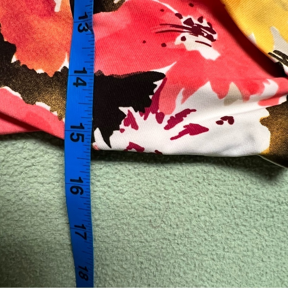Jones Wear Floral Print Maxi Dress - Pink, Yellow, Black - Picture 5 of 6